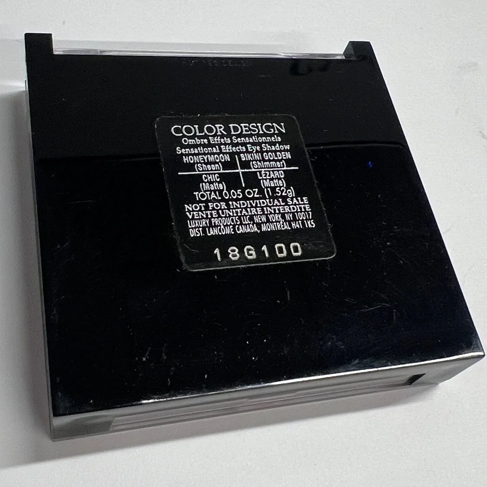 Lancôme Color Design Sensational Effects Eye Shadow Quad - New Unused
